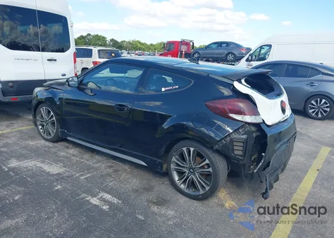 2016 Hyundai Veloster Turbo from USA, damaged, VIN KMHTC6AE8GU284431